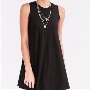 Urban Outfitters Silence + Noise Flowy Black Tank Top Dress